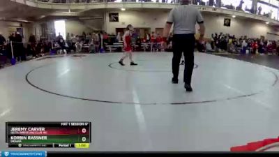 83 lbs Champ. Round 2 - Jeremy Carver, Delta Wrestling Club Inc. vs Korbin Rassner, Indiana