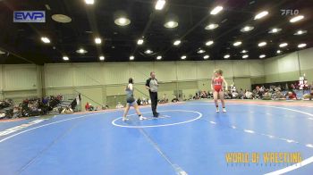 120 lbs Rr Rnd 2 - Brooklynn Church, Untouchables Girls Teal vs Gracelynn Griffin, Edmond North Girls