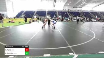 145 lbs Round Of 32 - Kade Ayres, Genesis vs Cristian Gonzalez, Wcw