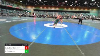 184 lbs Consi Of 16 #2 - Owen Gudmundson, Simon Fraser vs Eugenio Franco, Cal Poly