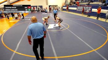 132 lbs 1st Place Match - Kooper Wiles, Pontiac vs Jonah Langlois, Herscher