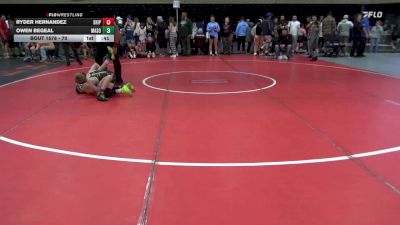 70 lbs Consolation - Ryder Hernandez, Shippensburg vs Owen Begeal, Masonville