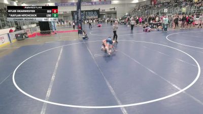 Junior Girls - 140 lbs Champ. Round 1 - Kaylan Hitchcock, Lawrence Elite Wrestling Club vs Rylee Dearwester, Ohio