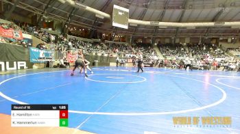 105 lbs Round Of 16 - Ethan Hamilton, Harvey Twisters vs Kael Hammerlun, Hawk