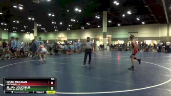 106 lbs Round 3 (6 Team) - Elijah Jolicoeur, Coastline Red Tide vs Noah Milligan, Cow Valley