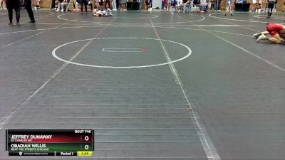 96 lbs 1st Place Match - Obadiah Willis, Beat The Streets Chicago vs Jeffrey Dunaway, ST Charles WC