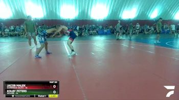 144 lbs Round 3 (16 Team) - Kolby Peters, WCAABE vs Jacob Malek, Glenbrook South
