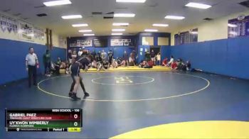 106 lbs Champ. Round 2 - Gabriel Paez, Treasure Coast Wrestling Club vs Uy`Kwon Wimberly, Florida Scorpions