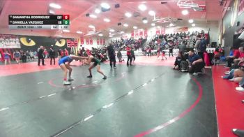 100 lbs Quarterfinal - Daniella Vazquez, Garces Memorial vs Samantha Rodriguez, Canyon View