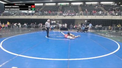 130 lbs Quarterfinal - Brogan Kendall, Jamison vs Noah Hernandez, Philadelphia