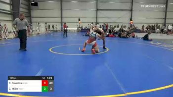 195 lbs Prelims - Cannon Cavazos, Ohio Beach Boys vs Collin Milko, Young Guns White