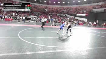 125 lbs Semifinal - Lawrence Szyjewski, Hartford vs Jacob Penzkover, LAW