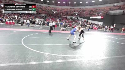125 lbs Semifinal - Lawrence Szyjewski, Hartford vs Jacob Penzkover, LAW