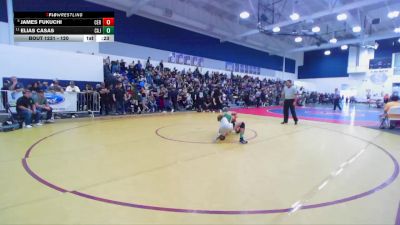 120 lbs Cons. Round 2 - Elias Casas, Cajon vs James Fukuchi, Cerritos