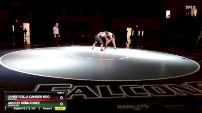 190 lbs 1st Place Match - James Rolla Camden Roofener, Glencoe vs Andres Hernandez, Sherwood