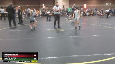 75 lbs Round 1 (4 Team) - Bryce Smith, Roundtree WA vs Mason Brooks, Ares