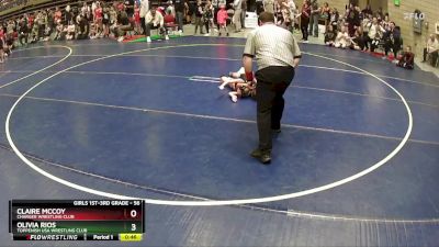 56 lbs Cons. Round 3 - Claire McCoy, Charger Wrestling Club vs Olivia Rios, Toppenish USA Wrestling Club