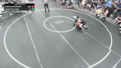 150 lbs Cons. Round 3 - Sebastian Loera, San Fernando vs Rabiullah Mujadidi, Warriors Wrestling Club