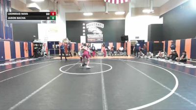 138 lbs Cons. Round 5 - Jason Bacha, Canyon Springs vs Leonidas Nava, Barstow