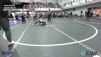 110 lbs 5th Place - Bryce Rodgers, Raw Wrestling Club vs Zachery Wise Jr, Mojo Grappling Academy