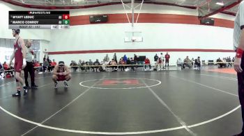 157 lbs 1st Place Match - Wyatt Leduc, Arcadia University vs Marco Conroy, Arcadia University