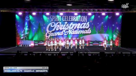 Woodlands Elite - Magnolia - Sergeants [2025 L2 - U16 Day 2] 2025 Spirit Celebration Christmas Grand Nationals