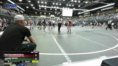 95 lbs 5th Place Match - Peyton Kirkpatrick, SlyFox Wrestling Academy vs Jayden Reyes, Derby