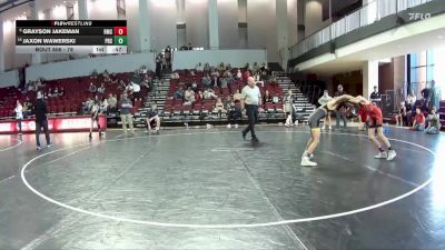 78 lbs Cons. Round 1 - Jaxon Wawerski, Hanover Hawkeye Youth Wrestlin vs Grayson Jakeman, Riverheads Middle School