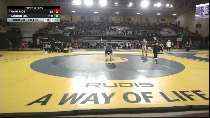 Ryan F Rios 138 lbs Round Of 16 - Ryan Rios, Blair Academy vs Landon Lill, Peddie ...