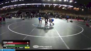 126 lbs Cons. Round 3 - Jayden Bowles, Jesuit vs Evan Jaeger, Clay