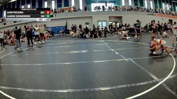 96 lbs Round 4 (6 Team) - Liam Fecanin, Buxton vs Aaron Szumowski, Caveman