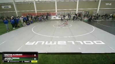 53 lbs Semifinal - Kristian Alvarado, Kalispell WC vs Jayden Crisman, All-Phase WC