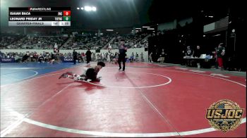 80 lbs Quarterfinal - Isaiah Baca, Juggernaut Wrestling Club vs Leonard Friday Jr, Tough N Technical Wrestling Club