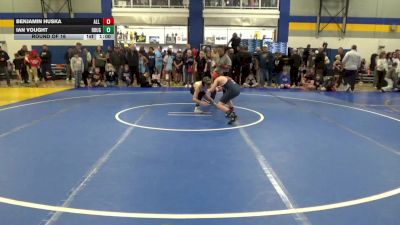 96 lbs Round Of 16 - Benjamin Huska, All American W.C. vs Ian Vought, RoughHouse