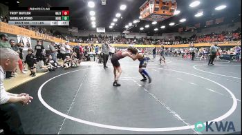 110 lbs Consolation - Troy Butler, Weatherford Youth Wrestling vs Skielar Ford, Noble Takedown Club