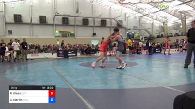 70 kg Round Of 128 - Ryan Blees, SERTC-VT vs Cole Martin, University Of Wisconsin