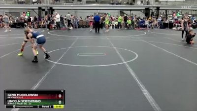 56 lbs Semis (4 Team) - Geno Musiolowski, 84 Athletes vs Lincoln Scicchitano, Buffalo Valley WC