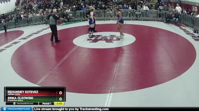 130 lbs Semifinal - Erika Olkowski, Punahou Girls vs Rehunney Estevez, Sierra Vista