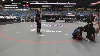 124 lbs Cons. Round 4 - 8 Kamilah Brooks, Lindsey Wilson vs Ariana Martinez, Life