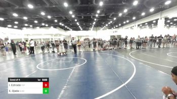 42 lbs Consi Of 4 - Isaac Estrada, Top Rank vs Elijah Ojeda, Gladiator Wrestling Academy