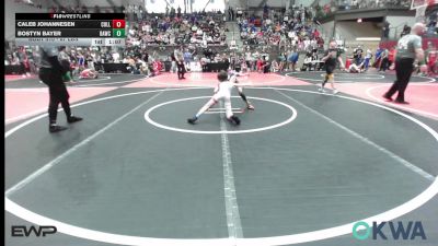 67 lbs Rr Rnd 1 - Caleb Johannesen, Collinsville Cardinal Youth Wrestling vs Bostyn Bayer, Broken Arrow Wrestling Club