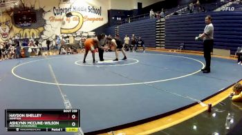 235 lbs Round 3 - Haydon Shelley, Hampton vs Ashlynn McCune-Wilson, Heritage (Lynchburg)