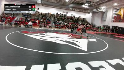 130 lbs Champ. Round 2 - Lillian Plaisance, Denver East vs Emma Ortiz, Prairie View