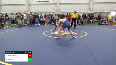 C-171 lbs Round Of 16 - Cameron Whittaker, WV vs Kyle Scott, PA