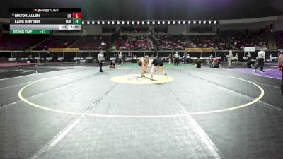 157 lbs Semifinal - Matox Allen, Liberty vs Lane Snyder, Tarleton State