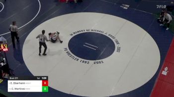89 lbs Round Of 32 - Eli Oberheim, Montgomery vs Camren Martinez, Emmaus