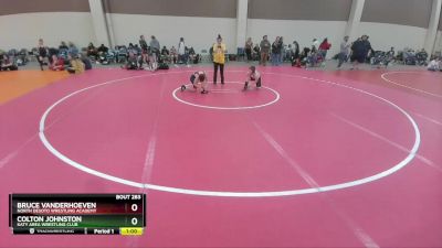 93 lbs Round 4 - Bruce Vanderhoeven, North DeSoto Wrestling Academy vs Colton Johnston, Katy Area Wrestling Club