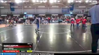 75 lbs Semifinal - Barrett Bowling, Auburn Takedown vs Noah Pippin, Weaver Youth Wrestling