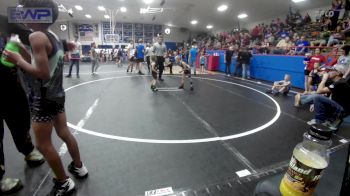 46 lbs Rr Rnd 4 - Kyson Copelin, Newkirk Takedown Club vs Axle Hatcher, Harrah Little League Wrestling