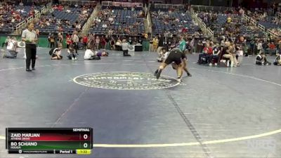 4A 190 lbs Semifinal - Zaid Marjan, Athens Drive vs Bo Schiano, Hough